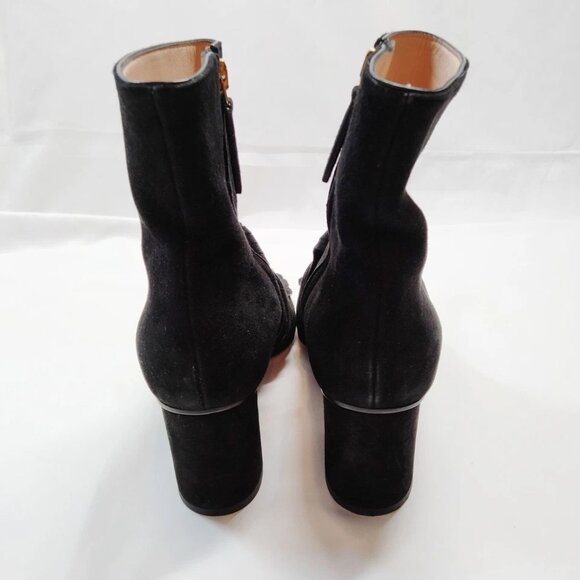 Gucci Boots Women Black Suede 310-071425 - Picture 4 of 9